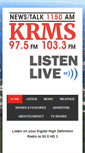 Mobile Screenshot of krmsradio.com