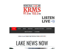Tablet Screenshot of krmsradio.com